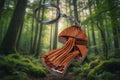 Huautla Wooden Keychain