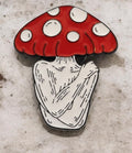 Fungi People metal pin