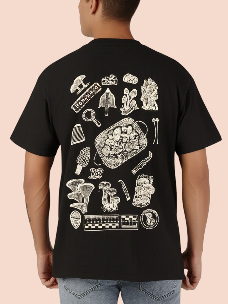 Black Mushroom Hiking Shirt