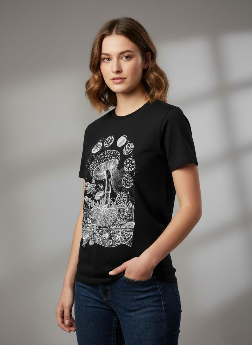 Fluorescent Mycelium T-shirt