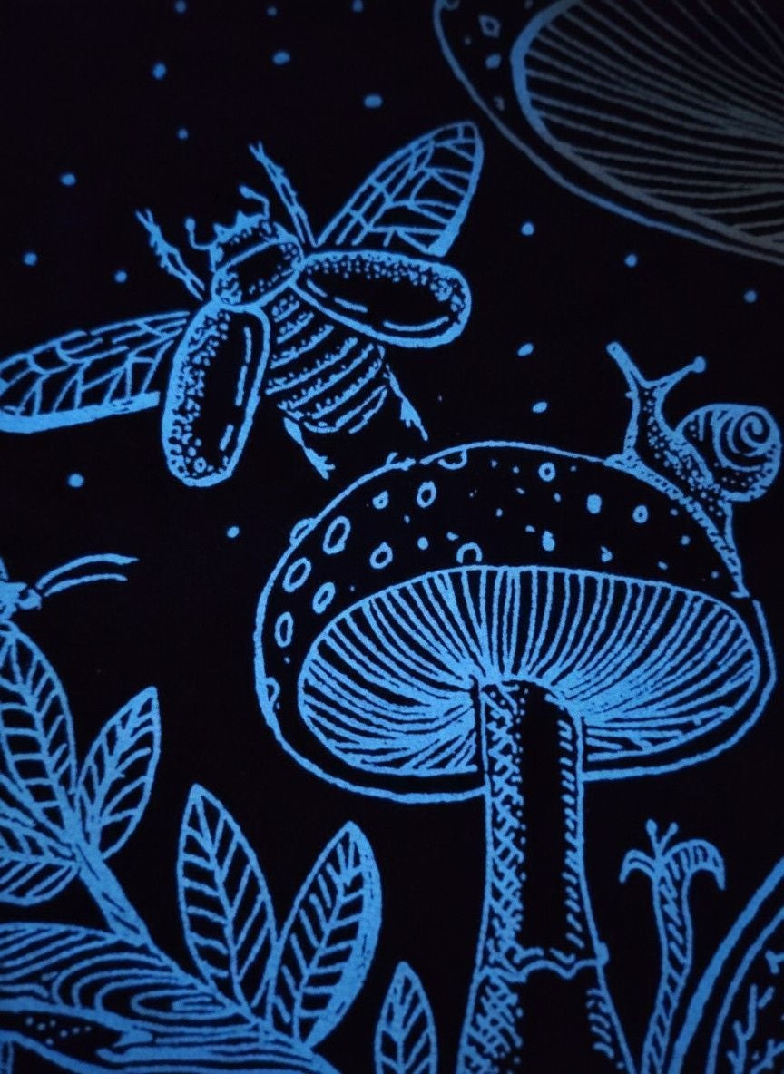 Fluorescent Mycelium T-shirt