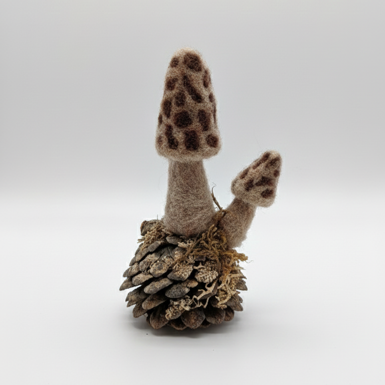 Figura Decoración Fieltro Agujado