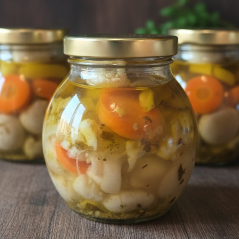 Setas en Escabeche