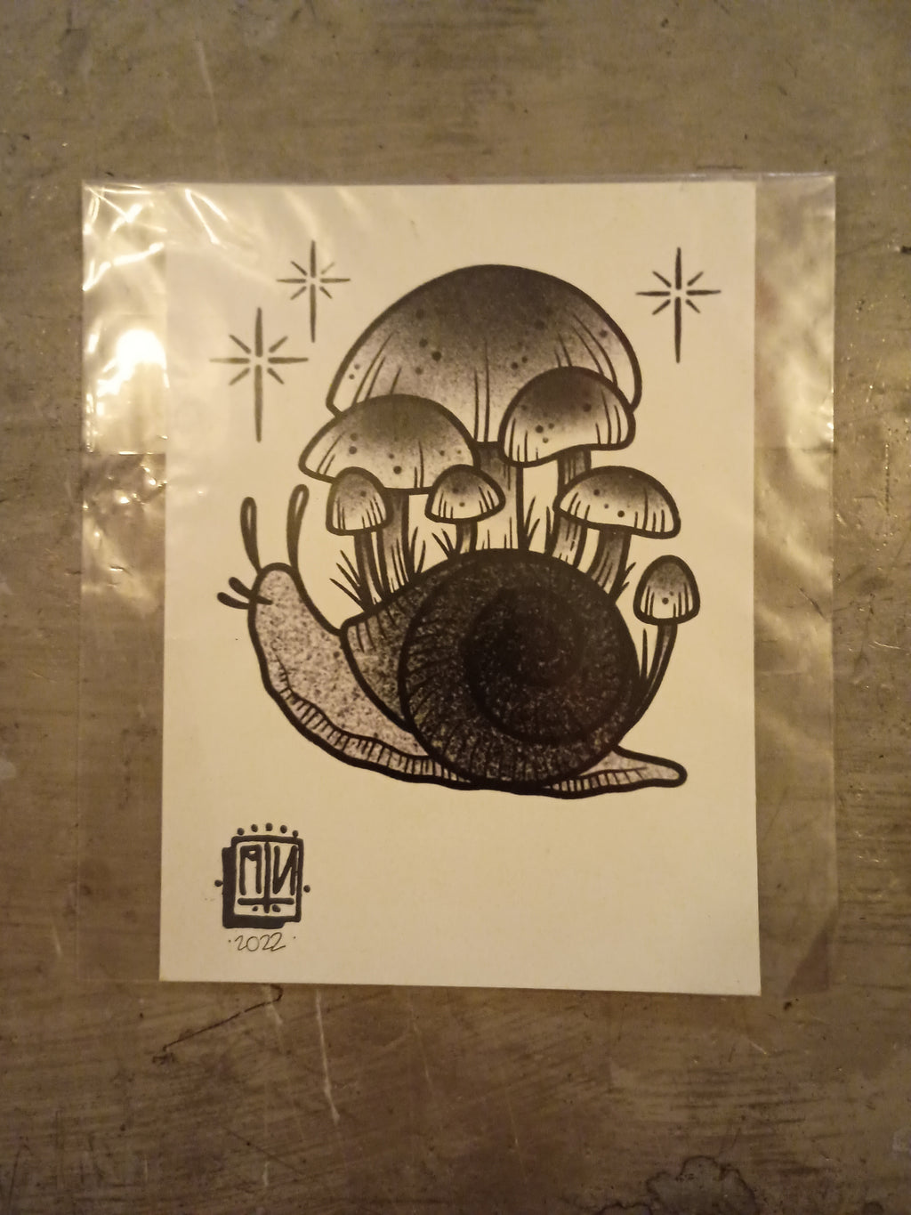 Attena Tattoo Print