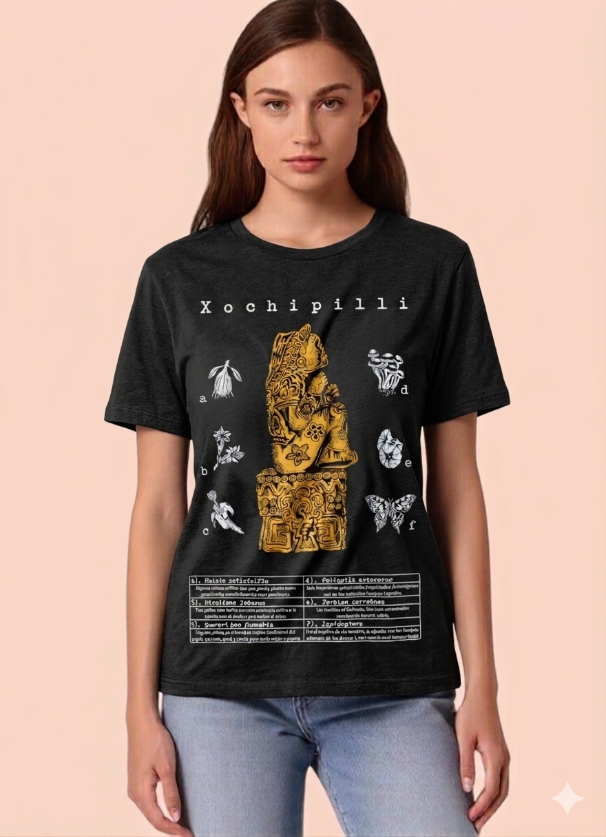 Black Mushroom Hiking Shirt