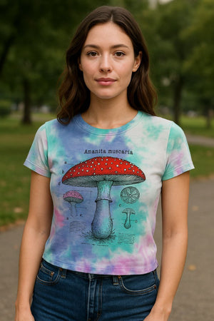 Abrir la imagen en la presentación de diapositivas, Playera entallada Amanita Muscaria

