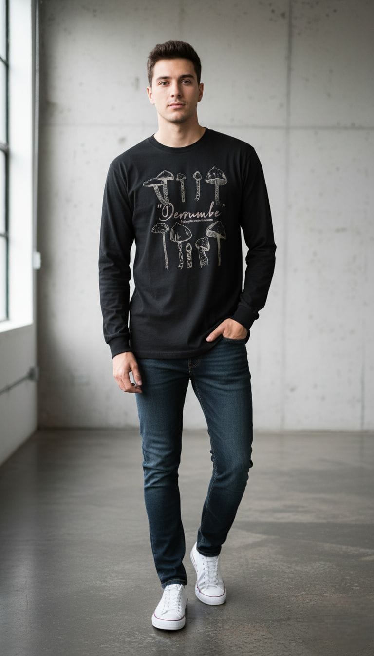 Long Sleeve T-Shirt Collapse