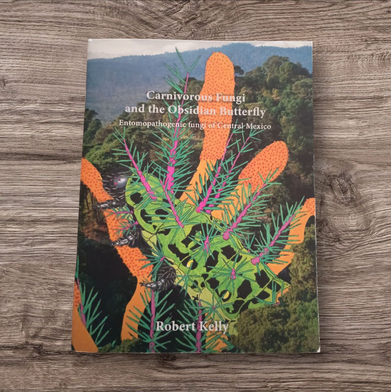 Libro "Carnivorous Fungi and the Obsidian Butterfly" Entomopathogenic fungi of Central Mexico